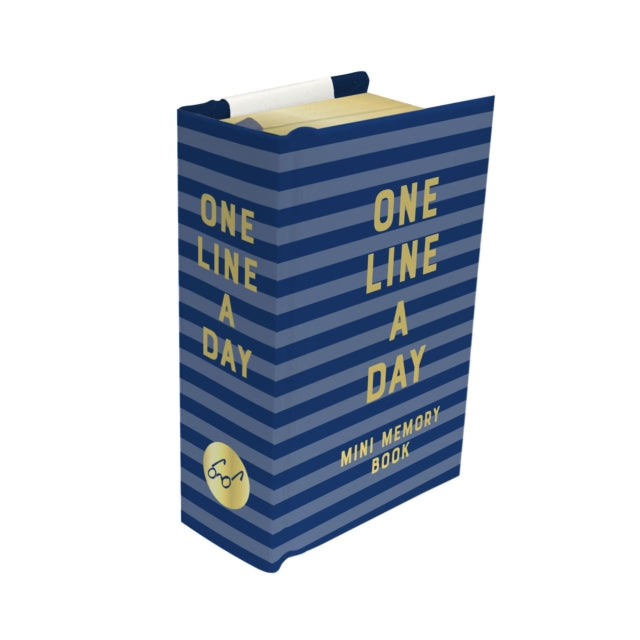 Navy Stripes Mini One Line A Day By Chronicle Books