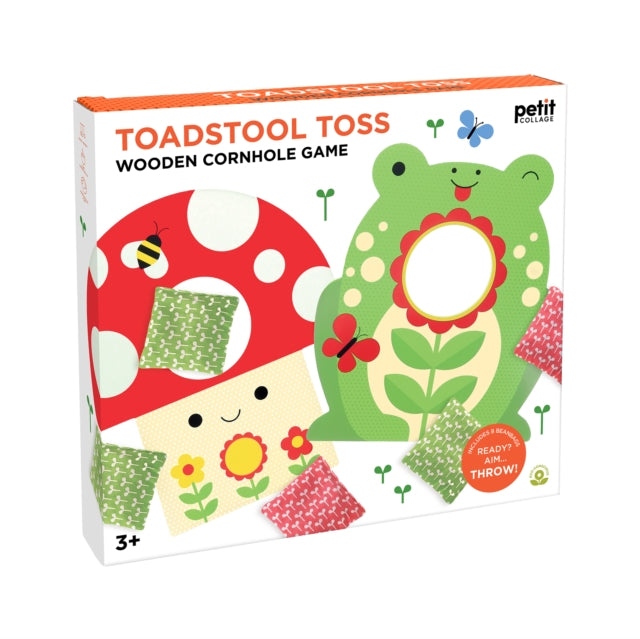 Toadstool Toss Wooden Cornhole Game By Petit Collage
