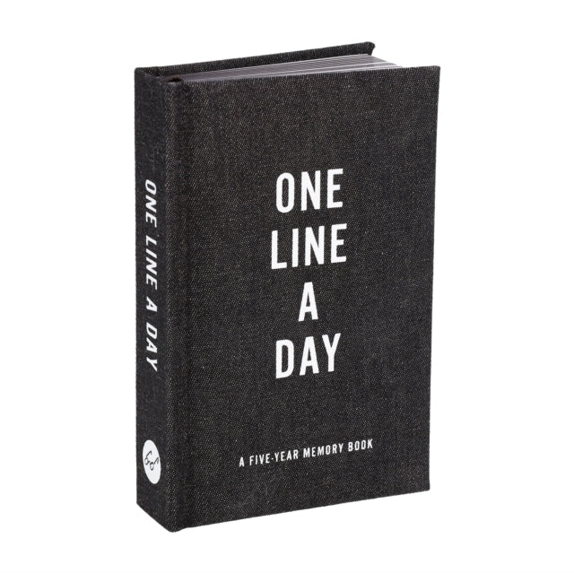 Black Canvas One Line A Day By Chronicle Books
