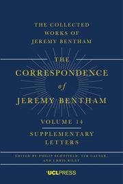 Correspondence Of Jeremy Bentham Volume By Schofield, Philip