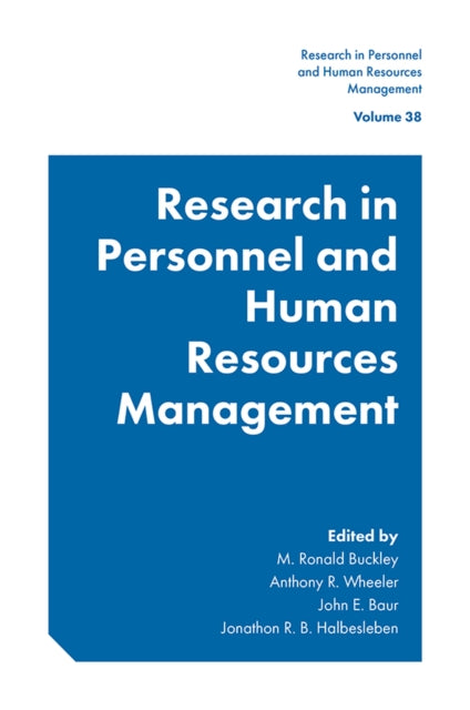 Research In Personnel & Human Resources