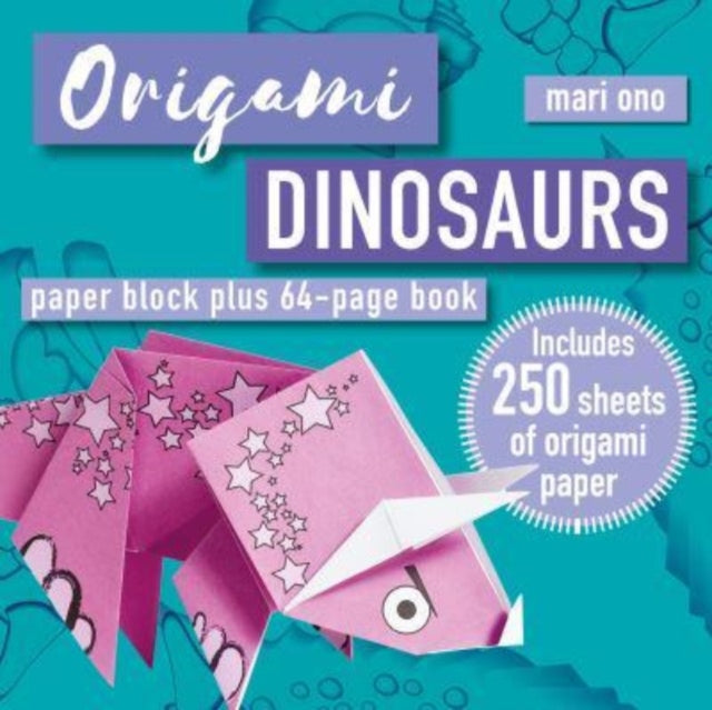 Origami Dinosaurs Paper Block/64 Pg Book