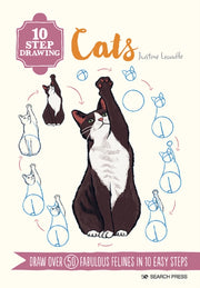 10 Step Drawings Cats