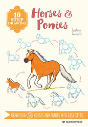 10 Step Drawing Horses And Ponies