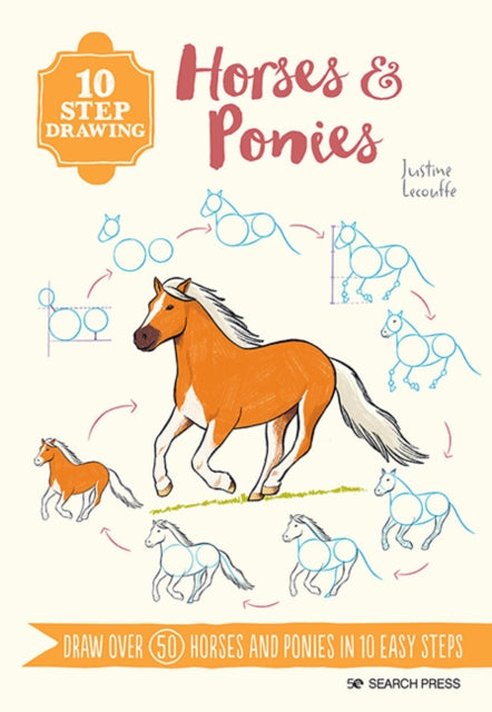 10 Step Drawing Horses And Ponies