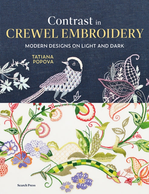 Contrast In Crewel Embroidery