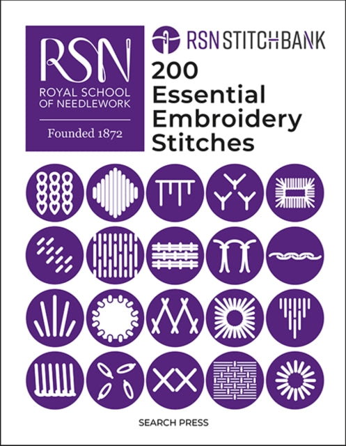 Rsn Stitch Bank 200 Essential Embroidery By Kay-williams, Susan