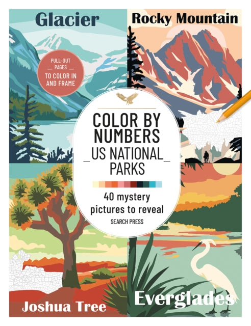 Color By Numbers Us National Parks