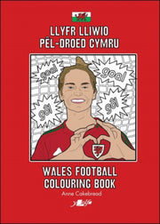 Llyfr Lliwio Pldroed Cymru Wales Footbal