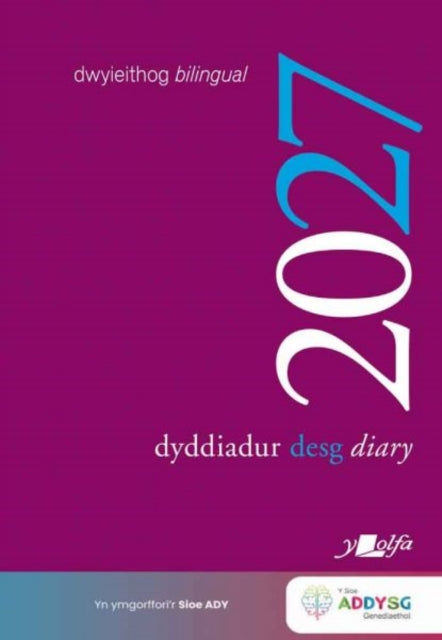 Dyddiadur Desg A4 Y Lolfa A4 Desk Diary By Lolfa, Y