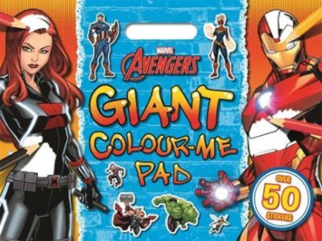 Marvel Avengers Giant Col Me Pad By Marvel Entertainment International Ltd