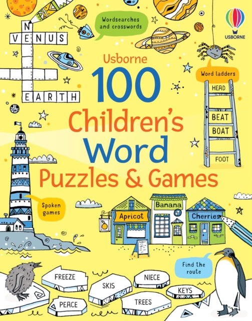 100 Childrens Word Puzzles & Games