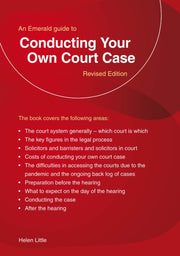 Conducting Your Own Court Case