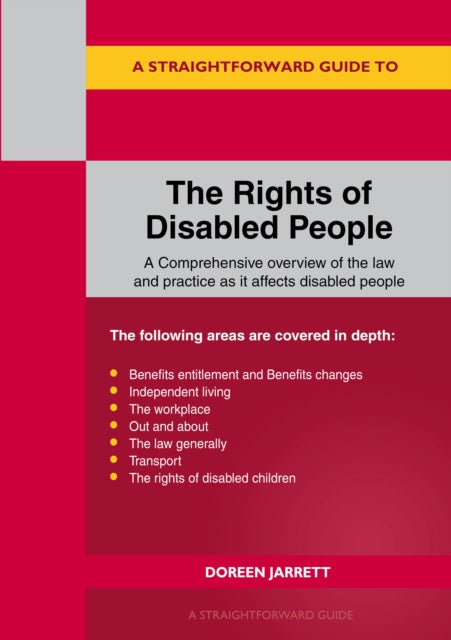 Rights Of Disabled People By Jarrett, Doreen