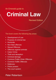 Emerald Guide To Criminal Law