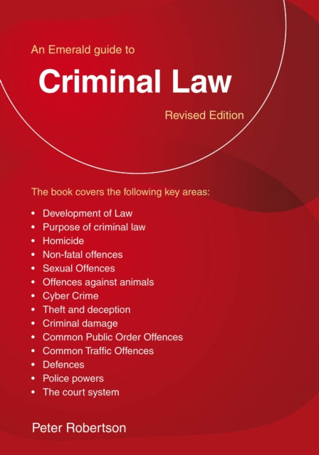 Emerald Guide To Criminal Law