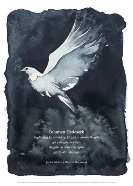 Poster Cerdd Colomen Heddwch