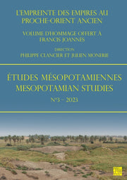 Tudes Msopotamiennes Mesopotamian Studie