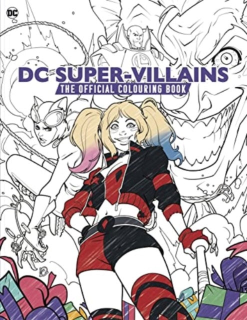 Dc Super Villains Official Colouring Bk