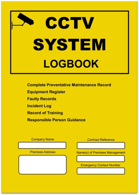Cctv System Logbook