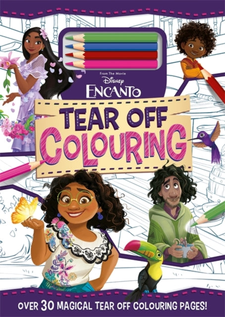 Disney Encanto Tear Off Colourin By Walt Disney