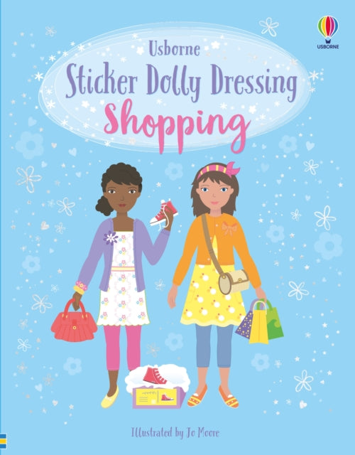 Sticker Dolly Dressing Shopping By Fiona Watt