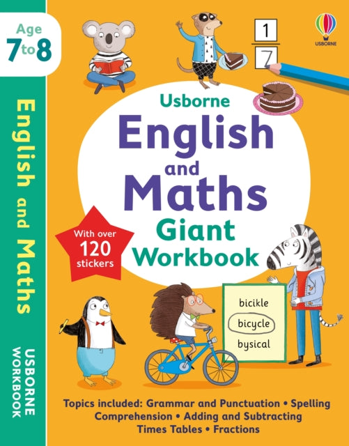 English & Maths Giant Workbook 7-8
