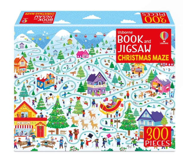 Usborne Book & Jigsaw Christmas Maze