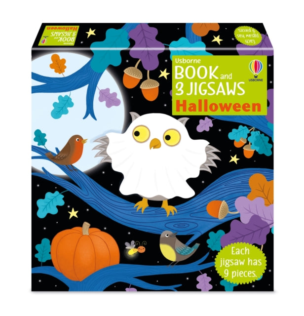 Usborne Book & 3 Jigsaws Halloween