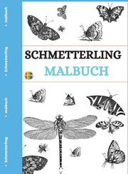 Schmetterling Malbuch: Einzigartige Schm