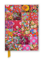 Floral Patchwork Quilt Foiled Journal