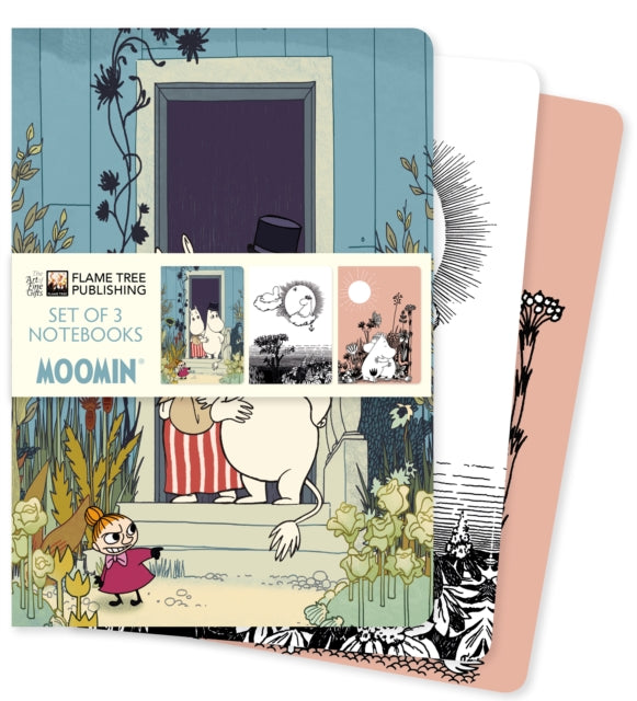 Moomin Set Of 3 Standard Notebooks By Flame Tree Studio