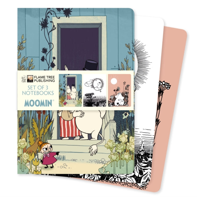 Moomin Set Of 3 Standard Notebooks