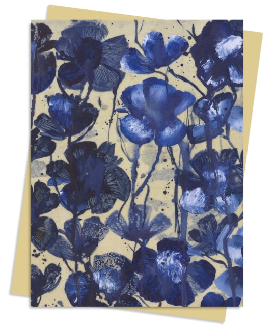 Wan Mae Dodd Blue Poppies Greeting Card