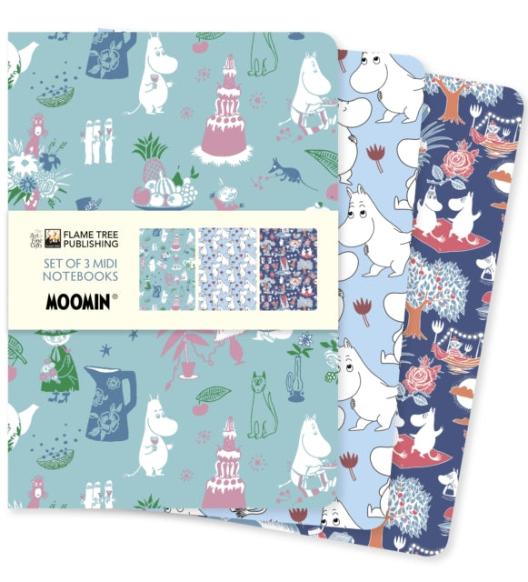 Moomin Classics Set Of 3 Midi Notebooks