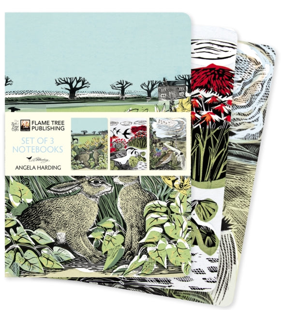 Angela Harding Set 3 Standard Notebooks By Flame Tree Studio