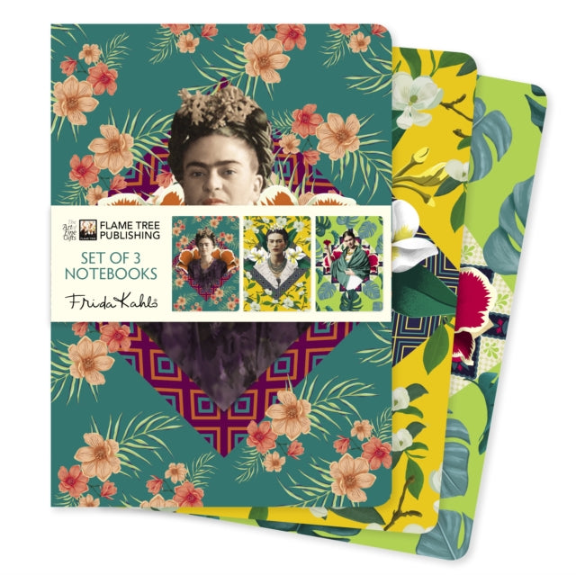 Frida Kahlo Set Of 3 Standard Notebooks