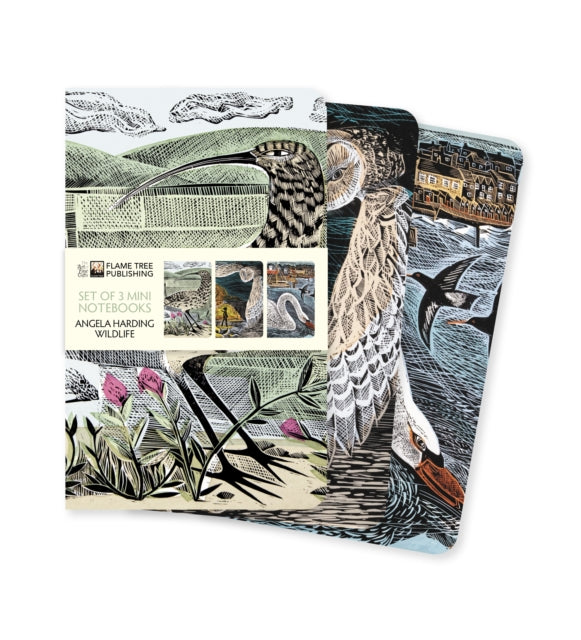 Angela Harding Wildlife/3 Mini Notebooks