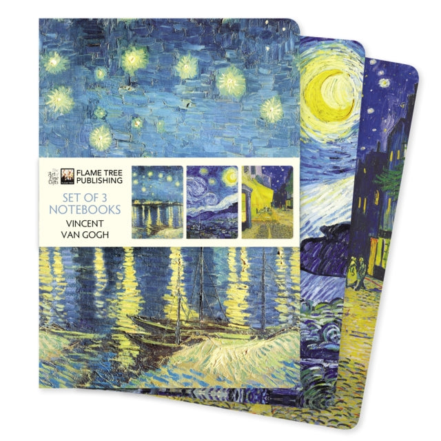 Vincent Van Gogh Set Of 3 Notebooks By Flame Tree Studio