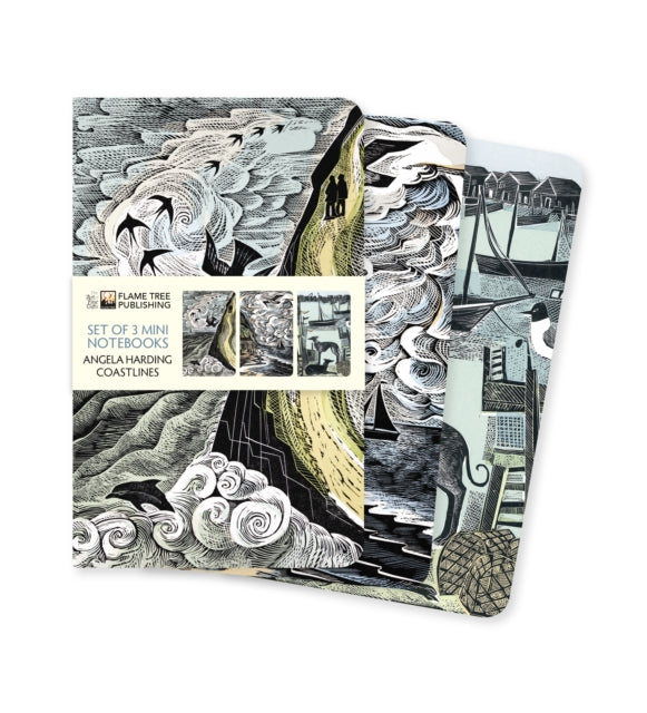 Angela Harding Coastlines/3 Mini Notebks