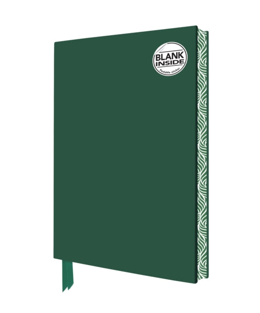 Racing Green Blank Artisan Notebook