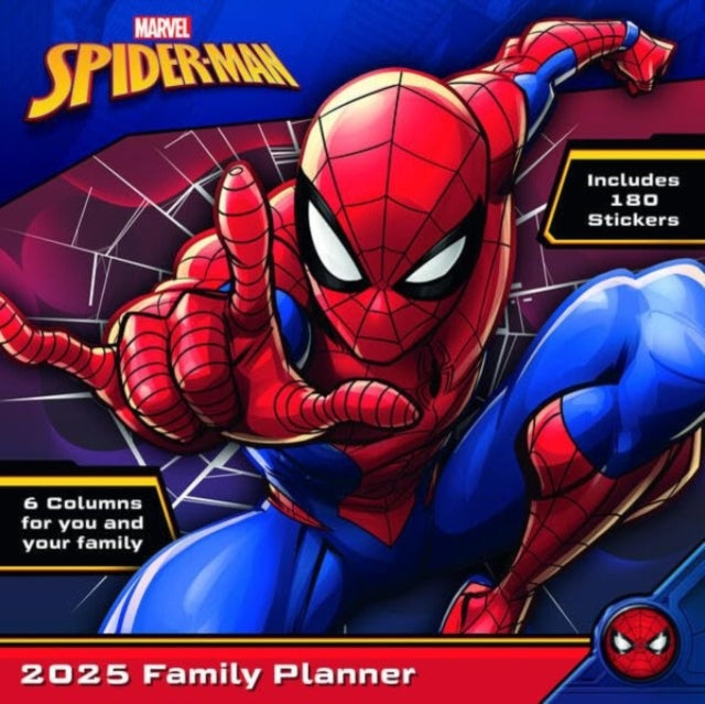 Spiderman 2025 30x30 Family Planner Cale