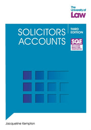 Sqe Solicitors Accounts 3e By Kempton, Jacqueline
