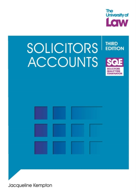 Sqe Solicitors Accounts 3e By Kempton, Jacqueline