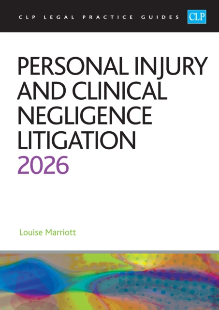 Personal Injury & Clinical Negligence Li By Marriott