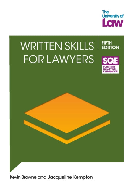 Sqe2 Written Skills For Lawyers 5e
