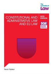 Constitutional & Administrative Law & Eu By Tayleur, Trevor