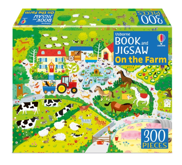 Usborne Book & Jigsaw On The Farm By Robson Kirsteen