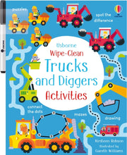 Wipe Clean Trucks & Diggers Activities