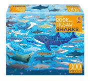 Sharks Book & 300pc Jigsaw By Smith Sam
